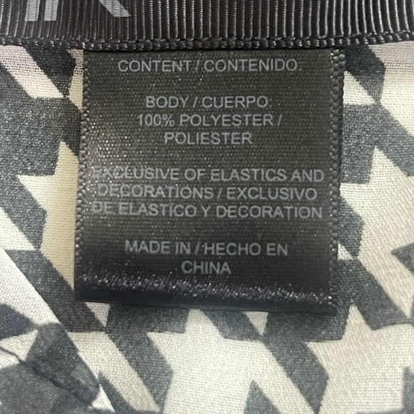 Kardashian Kollection Black White Houndstooth Sheer Dress XS - Picture 7 of 10